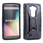Wholesale LG G Flex 2 LS996 Armor Holster Combo Belt Clip Case (Black)